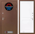 Дверь с терморазрывом входная Лабиринт Термо Магнит 11 - Белый софт