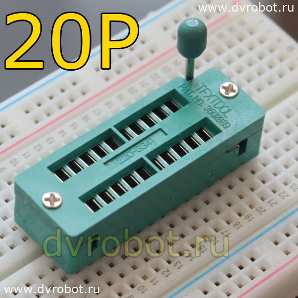 Панель ZIF DIP-20P