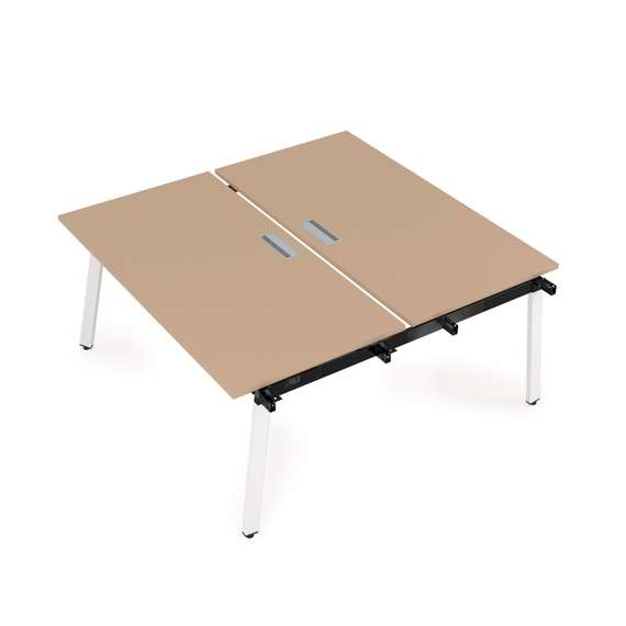 10БДН.279 Стол системы Бенч, сдвоенный, на 2 рабочих места - начальный (1400*1435*750)