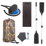 Лодка надувная для рыбалки Тонар Бриз 190 с веслами серый