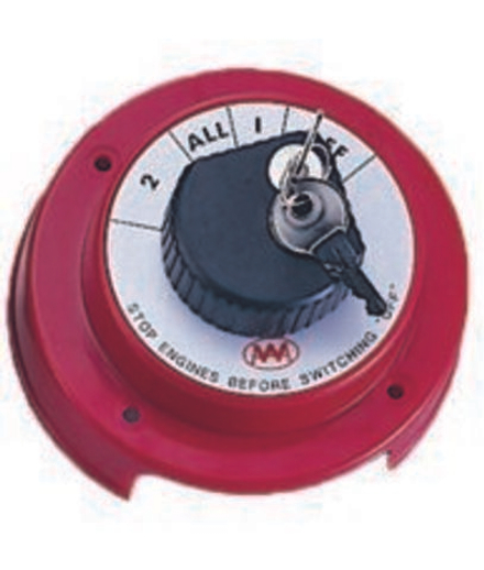 Выключатель массы "OFF-1-BOTH-2" (2 АКБ), 250А, ключ