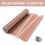 Пленка солнцезащитная зеркальная SOLAR BRONZE 15 LUXFIL, рулон (ширина рулона 1,524 м.)