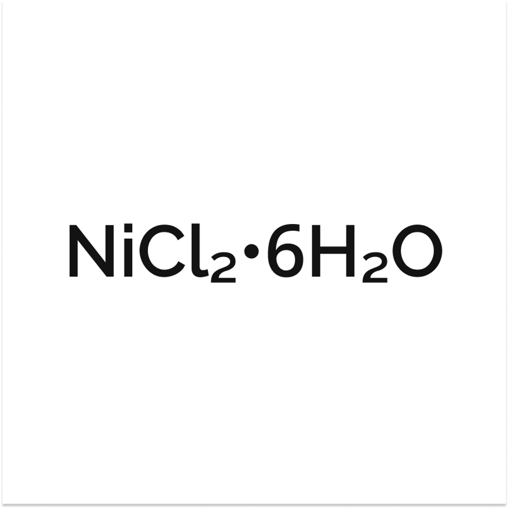никель (II) хлористый 6-водный формула