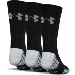 Теннисные носки Under Armour UA HeatGear Crew Jr - 3 par/black