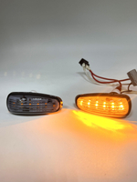 Повторители поворота на крыло диодные прозрачные тонированные для Лада Приора, Калина 2 шт