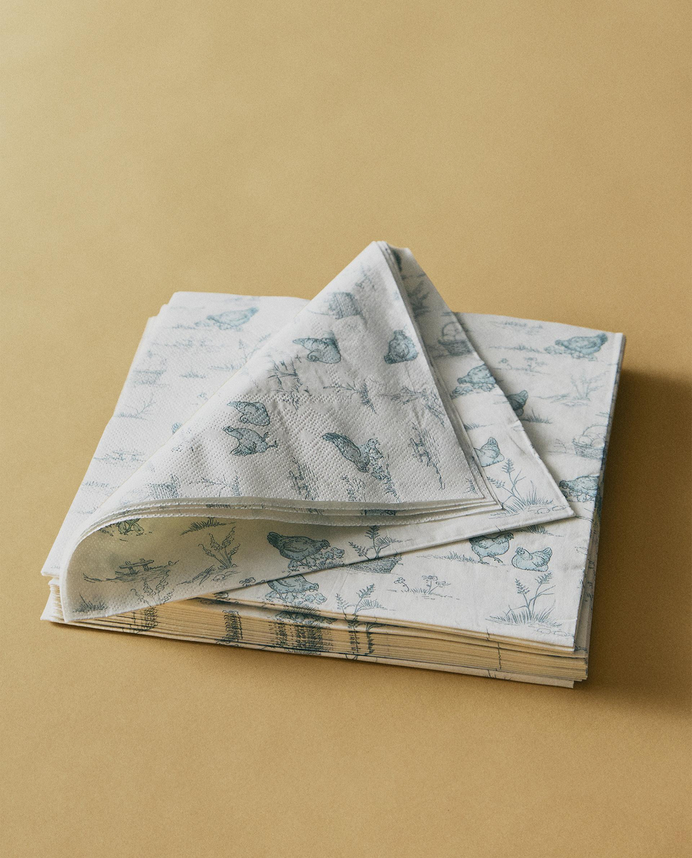 Бумажные салфетки Zara Home, бежевый, 20 шт., 6280/022