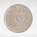 France, ½ Franc 1972 - Signature "O. Roty", VF