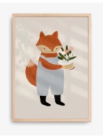 Декор в детскую постер 50х70 см интерьерный эстетика