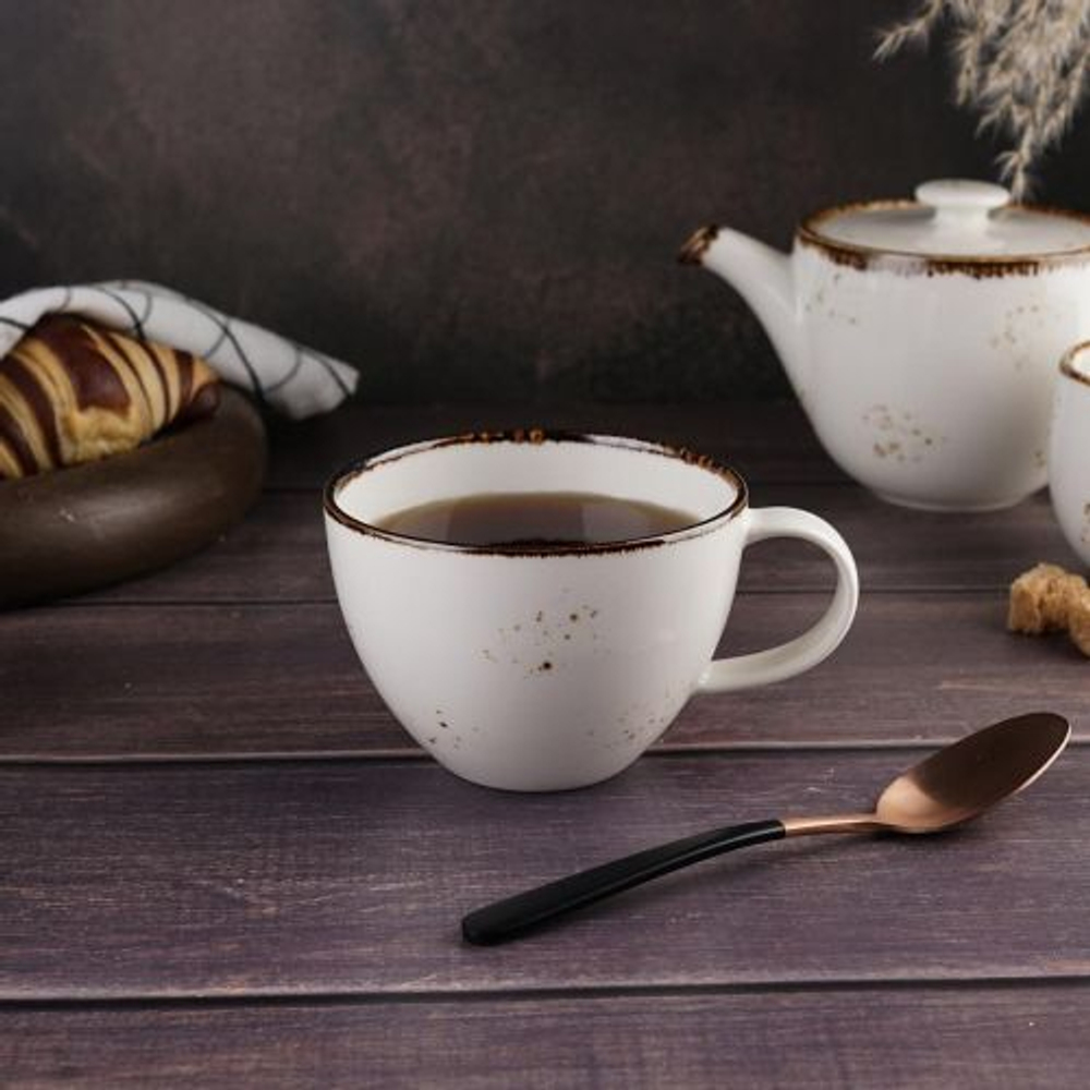 Чашка чайная 350 мл, фарфор "NOBLE" серия "Grace"