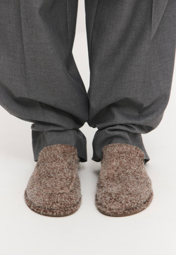 Лоферы // Ivana // Tobacco // Fluffy