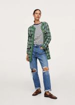 Твидовый кардиган из хлопка