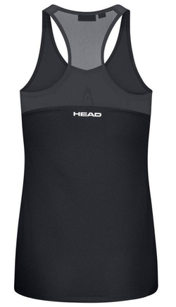 Женский топ теннисный Head Spirit Tank Top - черный