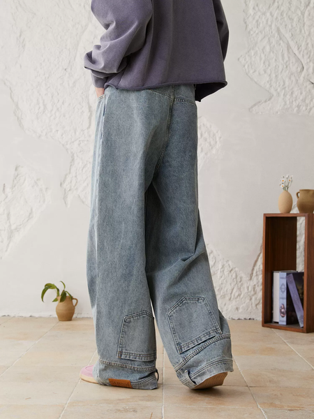 Джинсы KREATE Upside Down Baggy Jeans