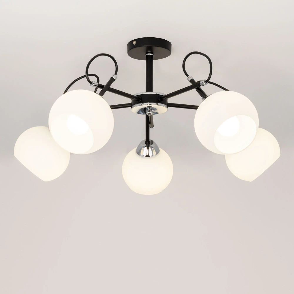 Citilux Стивен CL141251 Люстра потолочная Чёрная