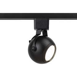 Трековый светильник однофазный ЭРА Round TR35-GU10 BK под лампу GU10 черный