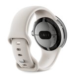 Умные часы Google Pixel Watch Polished Silver Stainless Steel Case / Chalk Active Band (Wi-Fi)