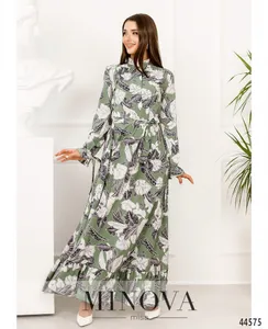Платье 8636Н-зеленый Minova