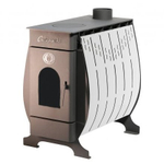 Воздухогрейная печь Сибирячка 12 кВт. Кожух из нержавеющей стали