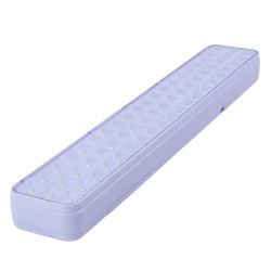 ULR-Q402 5W-DW WHITE S01 Светильник светодиодный аварийного освещения. Наклейка ВЫХОД. Дневной свет 6500K. Встроенный аккумулятор AC-DС. Корпус белый. ТМ Volpe.