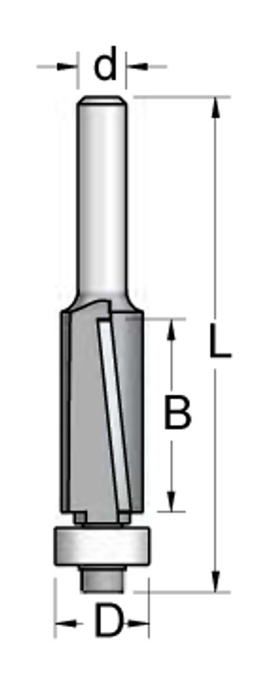 Фреза обгонная чистовая стружка вниз D19,00 FS81902