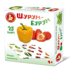 Игра настольная "Шурум-Бурум" Найди половинку. Овощи, фрукты (Т-ц)