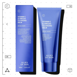 ДЕФЕКТ УПАКОВКИ: ALLIES OF SKIN Vitamin C & Omegas Cleansing Balm Очищающий гель-бальзам с витамином С и омега-комплексом, 100 мл