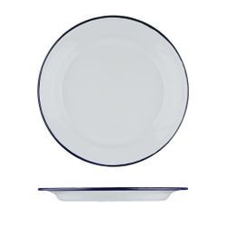 Тарелка d 26 см h2,3 см Blue Rim эмалированая сталь SUNNEX [1]