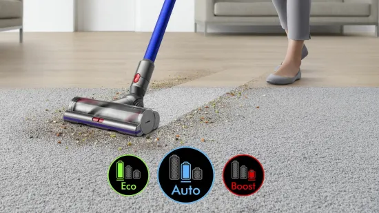 Вертикальный пылесос Dyson V11 Absolute (SV28) EU, Nickel/Blue