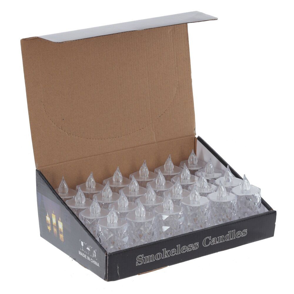 GAEM Изделие декоративное "Свеча" (подсветка, 3xLR54) (блок 24шт), L3,5 W3,5 H8 см