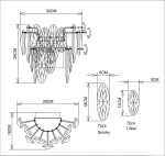 Настенный светильник Divinare OPHELIA 7203/17 AP-2
