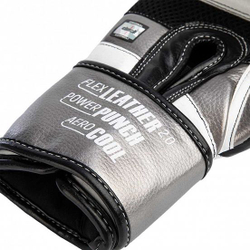 Перчатки боксерские Clinch Punch 2.0 бело-черно-бронзовые C141