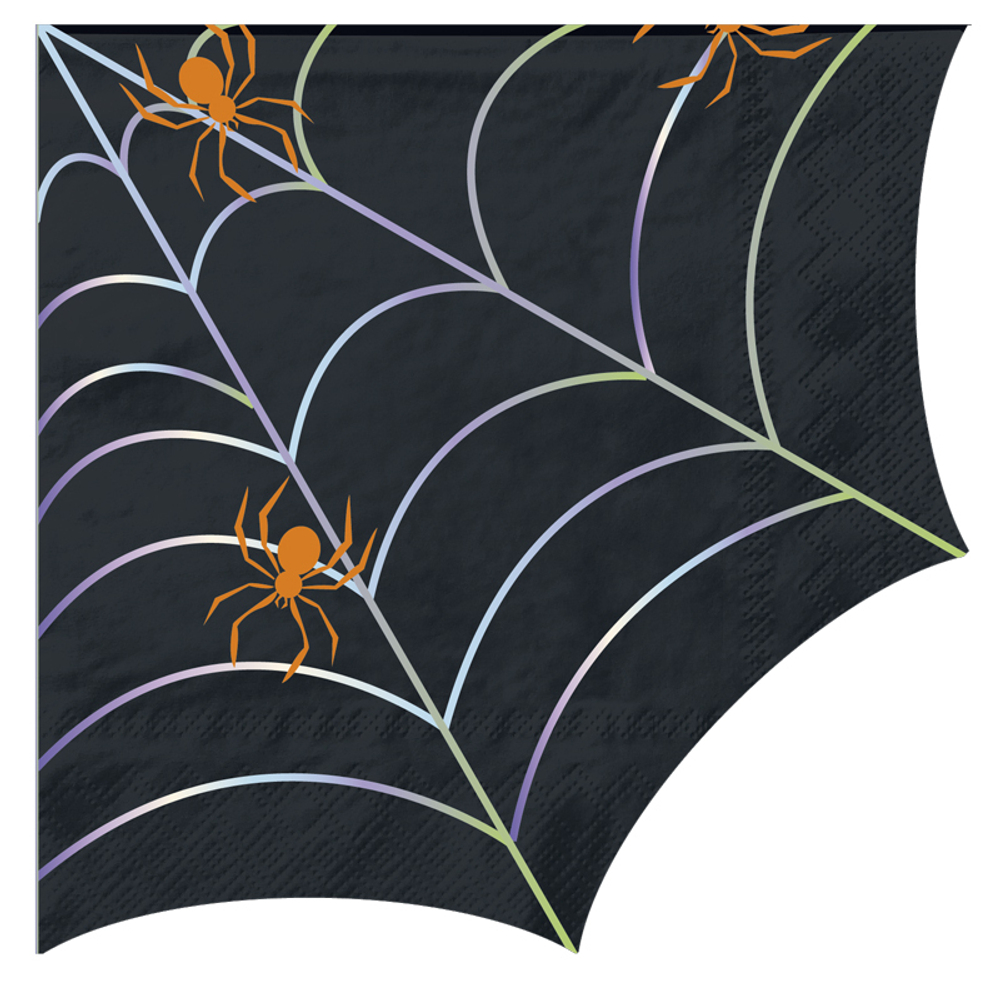 Салфетки "Хэллоуин" Паутинка  33*33 см