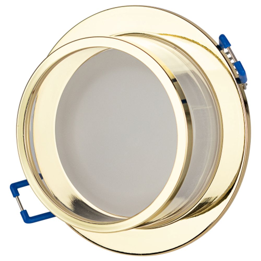 Встраиваемый светильник декоративный ЭРА DK99 GD MR16 GU5.3 золото | Декоративные встраиваемые светильники