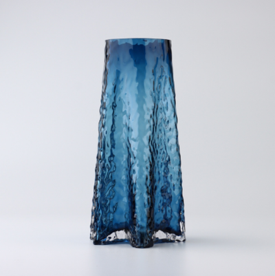 Ваза для цветов «Джуди» из синего стекла 25×12,5×12,5 см