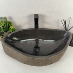 Каменная раковина из речного камня RS-04913 (70*39*15) 0858 из натурального камня