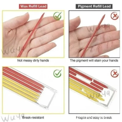 Маркировочная ручка (+ 6 запасных стержней по 2 мм) маркер столярный карандаш столярный карандаш