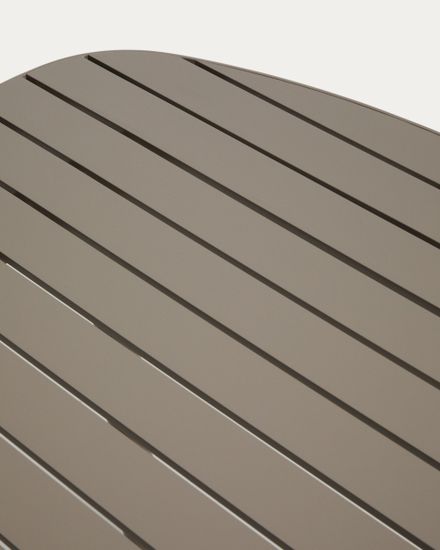 Уличный стол Joncols из алюминия с бежевой отделкой 180 x 90 см