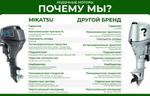 2х-тактный лодочный мотор MIKATSU M60FEL-T