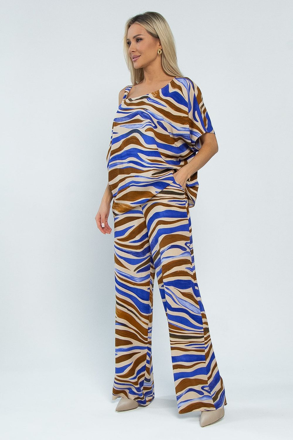 Костюм Асвари (сине-коричневый) К15338-5М LT Collection