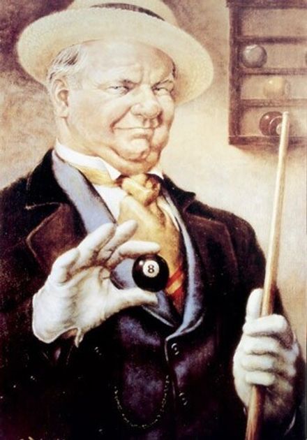 Постер №8 BILLIARD PLAYER 57×85см