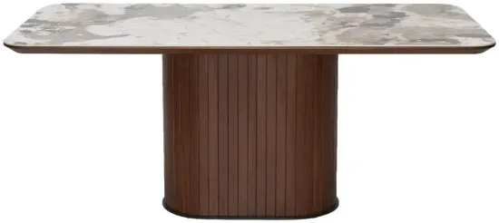 Стол LONOS 180 цвет CA035, керамика / Орех