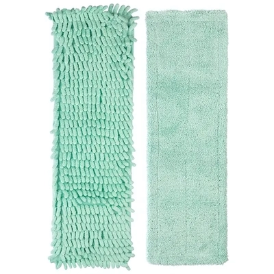 Набор насадок из микрофибры для швабры 2шт (короткий и длинный ворс)