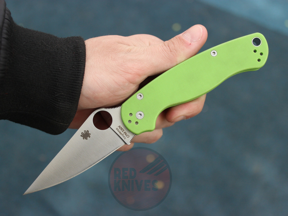 Нож Spyderco Paramilitary 2 Неон/Б C81GNGRS