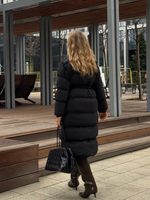 Пуховик Шерон черный