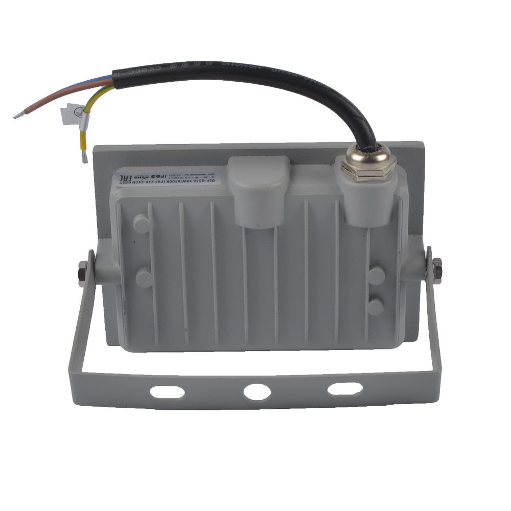 ULF-Q516 30W-6500K IP65 220-240В GREY Прожектор светодиодный. Дневной свет6500К. Корпус серый. TM Volpe