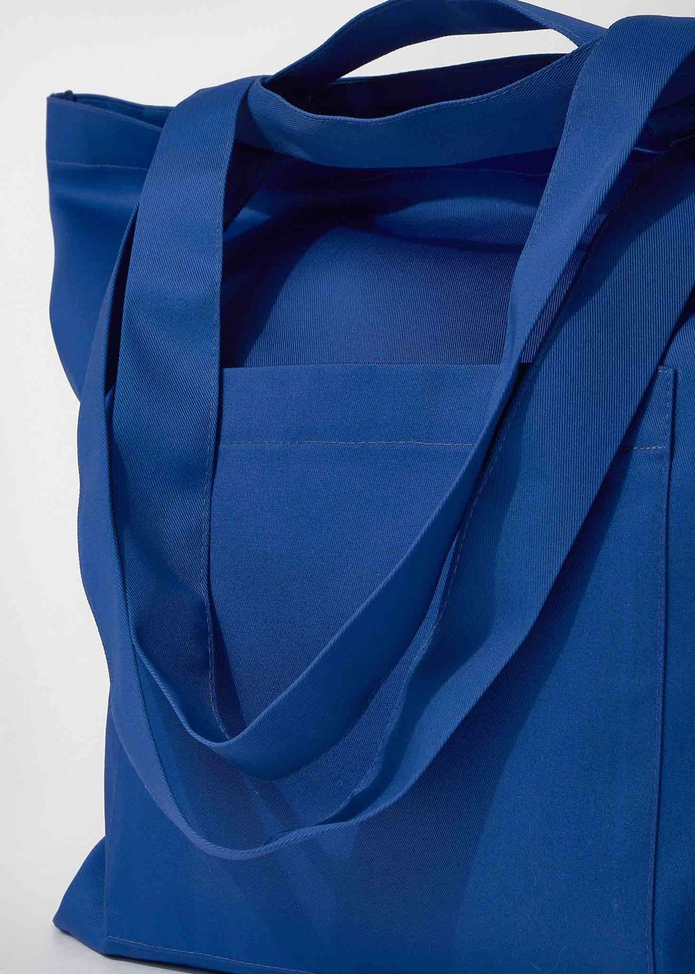 Купить Шоппер FOS Объёмный Плотный Синий Шоппер FOS Объёмный Плотный Синий