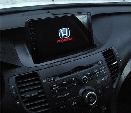 Магнитола для Honda Accord 2008-2012 (с усилителем, LZ) - Kuberg QLed, Android 13, TS20, CarPlay, SIM-слот