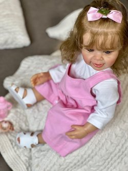 Кукла Реборн виниловая 55см в пакете (FA-037)