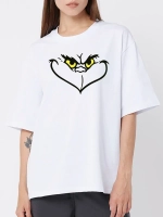 Футболка больших размеров с принтом Гринч