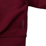 Толстовка Adidas Power Aeroready Crop Cover-Up Sweatshirt Burgundy